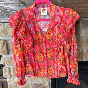 Farm Rio Spring Bananas Top